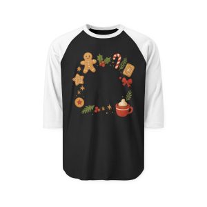 Unisex Three-Quarter Sleeve Raglan Shirt